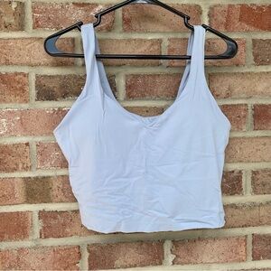 Lululemon pale blue Align Cropped Tank Top Women 12 Like New